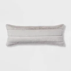 Oversized Oblong Faux Fur Channeled Decorative Throw Pillow - Threshold™ 6 Oversized Oblong Faux Fur Channeled Decorative Throw Pillow - Threshold™ -Threshold Home Furniture Store GUEST a9d474d9 11b6 41b9 be8e 490d6258e0e7