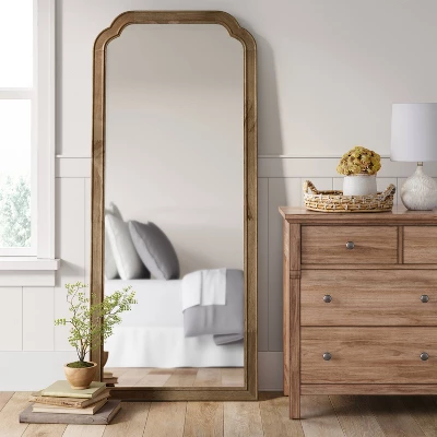 30" x 70" Oversize Leaner French Country Wood Mirror Natural - Threshold™ 30" X 70" Oversize Leaner French Country Wood Mirror Natural - Threshold™ -Threshold Home Furniture Store GUEST b0775dda a4ab 4c21 9c2e 75de44fc7b68