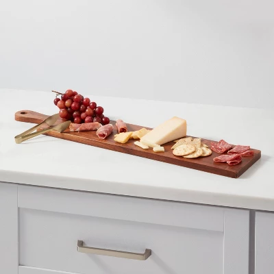 28" x 6" Large Wooden Cheese Board - Threshold™ 28" X 6" Large Wooden Cheese Board - Threshold™ -Threshold Home Furniture Store GUEST b389f38b 30cb 4b9a 9035 4439afc14eef