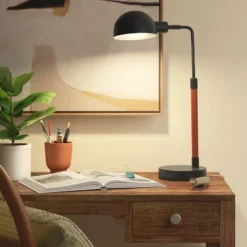 Pharmacy Task Lamp With Faux Leather Wrap Black (Includes LED Light Bulb) - Threshold™ 3 Pharmacy Task Lamp With Faux Leather Wrap Black (Includes LED Light Bulb) - Threshold™ -Threshold Home Furniture Store GUEST b4d57a2f 9b3d 446b a873 425b45c885f8