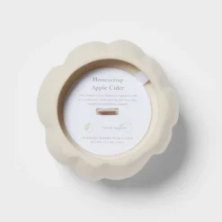 12oz Brushed Abstract Pumpkin Ceramic With Woodwick And Dustcover Honeycrisp Apple Cider Candle - Threshold™ 5 12oz Brushed Abstract Pumpkin Ceramic With Woodwick And Dustcover Honeycrisp Apple Cider Candle - Threshold™ -Threshold Home Furniture Store GUEST b51b0c01 bf7f 43f3 9906 7d443b9d6339