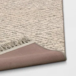 Diamond With Fringe Rug Gray - Threshold™ -Threshold Home Furniture Store GUEST b556a267 0be2 476b 8d42 6ca2863aa9a3