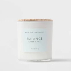 Wood Lidded Glass Wellness Balance Candle - Threshold™ 5 Wood Lidded Glass Wellness Balance Candle - Threshold™ -Threshold Home Furniture Store GUEST ba33a712 444b 4057 862e bbdc94a2d212