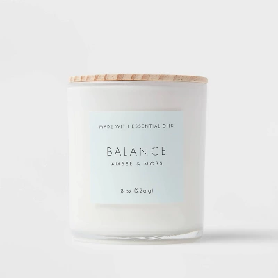 Wood Lidded Glass Wellness Balance Candle - Threshold™ Wood Lidded Glass Wellness Balance Candle - Threshold™ -Threshold Home Furniture Store GUEST ba33a712 444b 4057 862e bbdc94a2d212