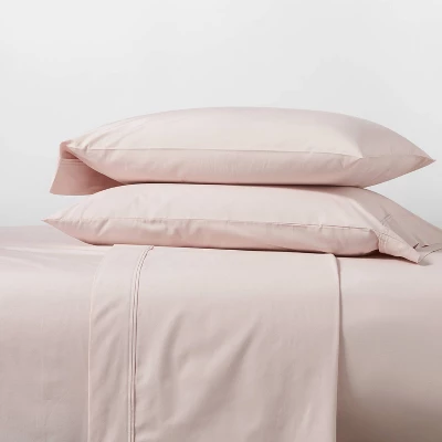 300 Thread Count Organic Cotton Solid Sheet Set - Threshold 300 Thread Count Organic Cotton Solid Sheet Set - Threshold -Threshold Home Furniture Store GUEST ba8879aa 7511 4fd1 9bca 2772b2b6e3c1