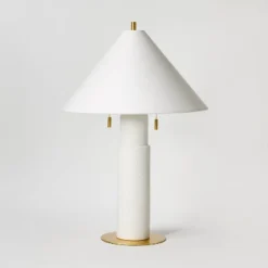 Ceramic Table Lamp With Tapered Shade White - Threshold™ Designed With Studio McGee -Threshold Home Furniture Store GUEST bb7258ec 5cd1 4f4f 84fa 7992eea042f1