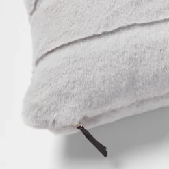 Square Faux Fur Channeled Decorative Throw Pillow - Threshold™ 4 Square Faux Fur Channeled Decorative Throw Pillow - Threshold™ -Threshold Home Furniture Store GUEST c006043d 2fc6 4ed4 8238 570a77edd594