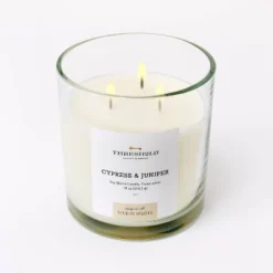 Clear Glass Cypress & Juniper Candle White - Threshold™ Designed With Studio McGee 3 Clear Glass Cypress & Juniper Candle White - Threshold™ Designed With Studio McGee -Threshold Home Furniture Store GUEST c05f8e5e 1576 4545 b07d 520c46fcaae9