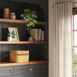 7" X 9" Matted To 5" X 7" Faux Leather Table Frame Light Brown - Thresholdâ˘