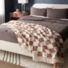 60"x80" Woven Cotton Checkered Bed Throw - Threshold™ -Threshold Home Furniture Store GUEST c1c3fabe ecff 49f7 9bea c7095211af79