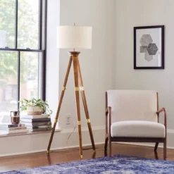 Oak Wood Tripod Floor Lamp Dark Brown - Threshold™ 7 Oak Wood Tripod Floor Lamp Dark Brown - Threshold™ -Threshold Home Furniture Store GUEST c2f8f53a ec73 4620 85f4 88ec9ed0366f