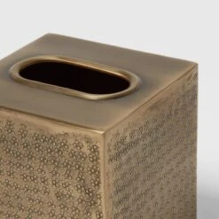 Hammered Metal Tissue Cover Brass - Threshold™ -Threshold Home Furniture Store GUEST c3001f15 eaf8 42c3 ad92 b458ac94f074