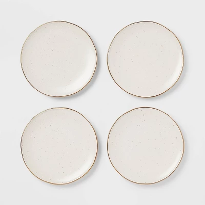 4pk Ceramic App Dining Plates Ivory/Gold - Threshold™ 4pk Ceramic App Dining Plates Ivory/Gold - Threshold™ -Threshold Home Furniture Store GUEST c41fd338 9b7e 4914 8b60 3094f7097daa