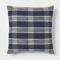 Woven Plaid Square Throw Pillow With Zipper Pull - Threshold™ Designed With Studio McGee -Threshold Home Furniture Store GUEST c575c066 8fb4 4e62 b102 80e29c49e41a