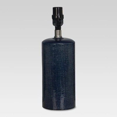 Linen Textured Ceramic Small Lamp Base Dark Blue - Threshold Linen Textured Ceramic Small Lamp Base Dark Blue - Threshold -Threshold Home Furniture Store GUEST c591dfee 0c26 4677 89dd 2cf9def3bed0