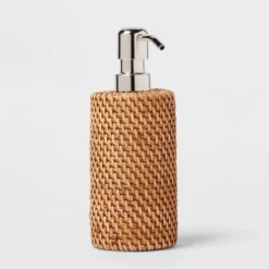 Rattan Soap Pump Light Brown - Threshold™ -Threshold Home Furniture Store GUEST cb1a54e2 a358 4c88 9fa2 b75e49222d7c