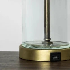 Fillable Accent With USB Table Lamp Brass - Threshold -Threshold Home Furniture Store GUEST cde816b4 4d22 45b7 aad0 2e1664c1a18c