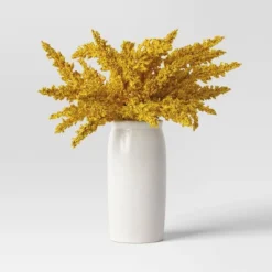 Goldenrod Artificial Plant Arrangement In Ceramic Pot - Threshold™ -Threshold Home Furniture Store GUEST cf43aaeb 8dcf 4219 9d22 8a5e9cd0ea6d