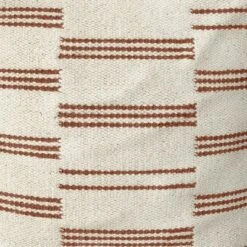 Palmette Wool Kilim Style Pouf With Removable Fill Cream With Rust Stripe - Threshold™ -Threshold Home Furniture Store GUEST d19b3605 25f9 43d2 810e b79ce5dc5580
