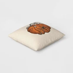 Pumpkin With Spider Cotton Square Halloween Throw Pillow Ivory - Threshold™ -Threshold Home Furniture Store GUEST d21b2705 06b9 4a1a b653 18e797617bdd