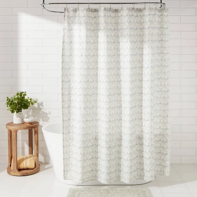Block Print Scallop Shower Curtain Aqua Blue - Threshold™ Block Print Scallop Shower Curtain Aqua Blue - Threshold™ -Threshold Home Furniture Store GUEST d4b9d11a c9a9 443b a8c8 060b8fd4d298