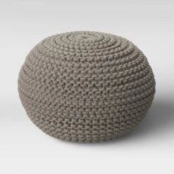 Cloverly Chunky Knit Pouf - Threshold -Threshold Home Furniture Store GUEST d67e103f fddb 43d9 a8d7 889b65076af1