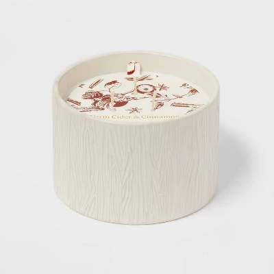 Textured Straight Side Ceramic Warm Cider & Cinnamon Candle White - Threshold™ Textured Straight Side Ceramic Warm Cider & Cinnamon Candle White - Threshold™ -Threshold Home Furniture Store GUEST da89dd7c d841 4241 8aa7 4ee8dfc40781