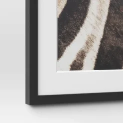 20" X 16" 2pc Zebra Close Up Glass Framed Wall Posters - Threshold™ -Threshold Home Furniture Store GUEST dd1b5e01 038d 4685 be4a 6547c3adc628