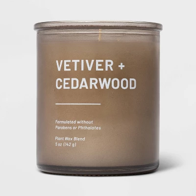 Glass Jar Vetiver and Cedarwood Candle Brown - Threshold™ Glass Jar Vetiver And Cedarwood Candle Brown - Threshold™ -Threshold Home Furniture Store GUEST dfa4fefe 0ef4 4373 802b 4787eff784da