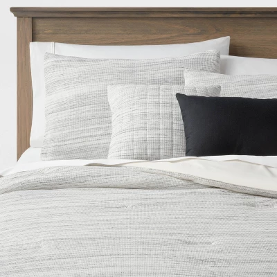Space-Dyed Waffle Comforter Bedding Set Gray - Threshold™ Space-Dyed Waffle Comforter Bedding Set Gray - Threshold™ -Threshold Home Furniture Store GUEST dfef8ad4 5e83 465c aa88 0e910aea4a62