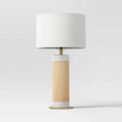 Ceramic Table Lamp With Natural Wrap White - Threshold™ 5 Ceramic Table Lamp With Natural Wrap White - Threshold™ -Threshold Home Furniture Store GUEST e01250f9 e0e6 4ca1 99cd e9e54fdd259d