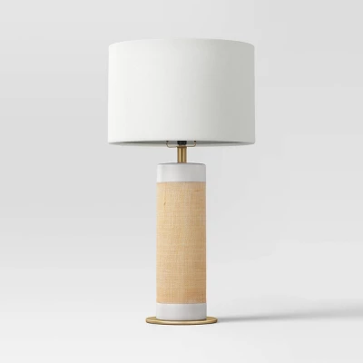Ceramic Table Lamp with Natural Wrap White - Threshold™ Ceramic Table Lamp With Natural Wrap White - Threshold™ -Threshold Home Furniture Store GUEST e01250f9 e0e6 4ca1 99cd e9e54fdd259d