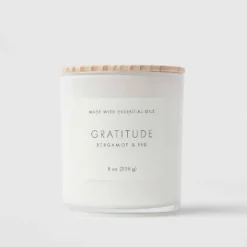 Wood Lidded Glass Wellness Grateful Candle - Threshold™ 5 Wood Lidded Glass Wellness Grateful Candle - Threshold™ -Threshold Home Furniture Store GUEST e2abc33a 046c 4c28 b14d 927a818b1602