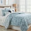 12pc Reversible Paisley Print Comforter & Sheets Set Blue/Dark Teal Blue - Threshold™ -Threshold Home Furniture Store GUEST e31165b9 eb32 4a60 9bc9 358cff619d04