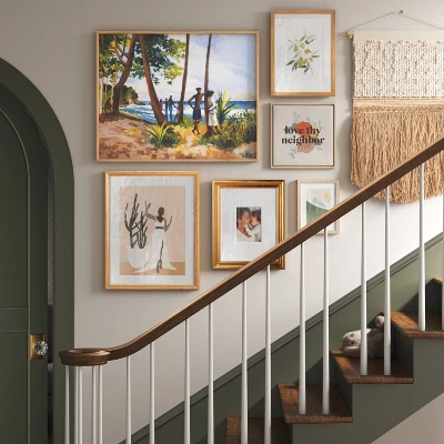 30" x 24" Village Waterfront by Boscoe Holder Framed Canvas board - Threshold™ 30" X 24" Village Waterfront By Boscoe Holder Framed Canvas Board - Threshold™ -Threshold Home Furniture Store GUEST e34c08de f17e 4a48 bb57 f49be6918db5