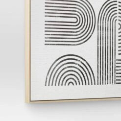 45" X 55" Line Art I Framed Kraft Wall Canvas - Threshold™ -Threshold Home Furniture Store GUEST e4499747 11ac 48ec bdf9 19d39f85fafe