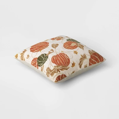 Printed Pumpkin Square Throw Pillow - Threshold™ Printed Pumpkin Square Throw Pillow - Threshold™ -Threshold Home Furniture Store GUEST e516790e 9ced 49b0 93a8 e573adea57d9