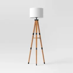 Tripod Floor Lamp With Shelf Brown Wood - Threshold™ -Threshold Home Furniture Store GUEST ea3ba26a 585d 476c be10 3b33e5b59195