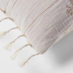 14"x36" Traditional Embroidered Oblong Decorative Pillow Ivory - Threshold™ 4 14"x36" Traditional Embroidered Oblong Decorative Pillow Ivory - Threshold™ -Threshold Home Furniture Store GUEST ea9a9a2d 788e 4a97 9a9e fe07da5bf340