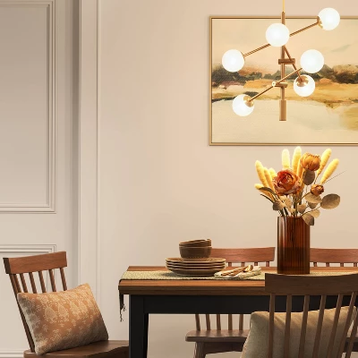 Frosted Glass Geneva Globe Chandelier Brass (Includes LED Light bulb) - Threshold™ Frosted Glass Geneva Globe Chandelier Brass (Includes LED Light Bulb) - Threshold™ -Threshold Home Furniture Store GUEST eb37c751 9567 4e67 9834 b83e237ccc09