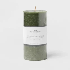 Pillar Candle Water Mint & Eucalyptus Green - Threshold™ -Threshold Home Furniture Store GUEST eb62ccc5 3893 4d1a adca 151ee7e678f3