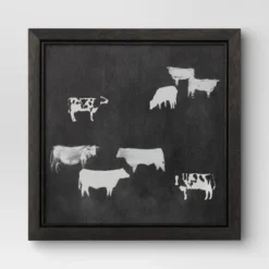 (Set Of 2) 12" X 12" Cow Collection II Framed Wall Canvases - Threshold™ -Threshold Home Furniture Store GUEST eba1d89c 78cc 4c5b 8c67 3a03cc2b6c22