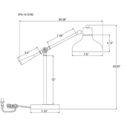 Crosby Schoolhouse Desk Lamp Black - Threshold -Threshold Home Furniture Store GUEST f1e5b1e8 2901 40b4 8e4d 879164dbd81b