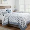 5pc Block Print With Border Comforter Bedding Set White/Blue - Threshold⢠2 5pc Block Print With Border Comforter Bedding Set White/Blue - Threshold⢠-Threshold Home Furniture Store GUEST f1f0cd38 a30b 4876 b5f2 30420c59179b