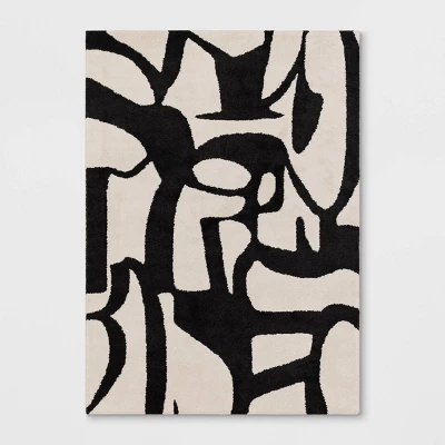 Abstract Inkblot Rug Black/White - Threshold™ Abstract Inkblot Rug Black/White - Threshold™ -Threshold Home Furniture Store GUEST f515f58c 4fc4 473d 8b9e f1ee81b22a0b