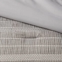 12pc Chambray Matelasse Stripe Comforter & Sheet Bedding Set Gray - Threshold™ -Threshold Home Furniture Store GUEST f59e7d48 b0ee 4ce0 8269 0dd68763ac49