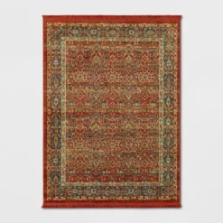 Damask Woven Persian With Fringe Rug - Threshold -Threshold Home Furniture Store GUEST f84fa484 62b1 4a3d bb98 2627c508f7fc