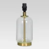 Bubble Glass With Brass Detail Small Lamp Base Clear - Threshold -Threshold Home Furniture Store GUEST f8f36de0 f6ad 487c 96c3 a623b38f1e84