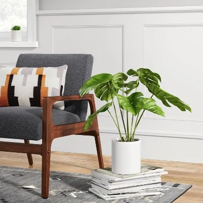 21" x 23" Artificial Monstera Arrangement in Ceramic Pot - Threshold™ 21" X 23" Artificial Monstera Arrangement In Ceramic Pot - Threshold™ -Threshold Home Furniture Store GUEST f9d6b249 48b9 4058 95a4 5e610fe21d3f