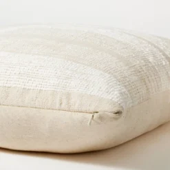 Oversized Woven Striped Square Throw Pillow Cream/Brown - Threshold™ Designed With Studio McGee -Threshold Home Furniture Store GUEST fba40d82 9a25 42b2 8e38 1cf726bed61d
